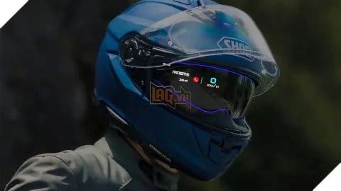 Shoei trình làng mũ bảo hiểm tích hợp HUD thực tế tăng cường, cho phép hiển thị tốc độ, bản đồ và nhiều thông tin ngay trên kính
