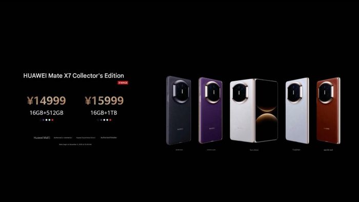 Mức giá dự kiến của Huawei Mate X7
