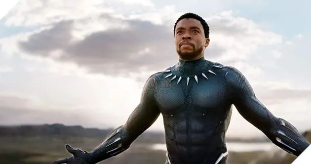 Hình ảnh cố diễn viên Chadwick Boseman trong vai Black Panther.