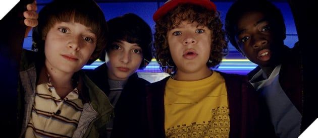 Hình ảnh dàn diễn viên nhí trong series Stranger Things.