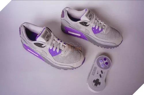 Đôi giày Nike tích hợp máy chơi game SNES nhân dịp kỷ niệm 35 năm Super Nintendo 2