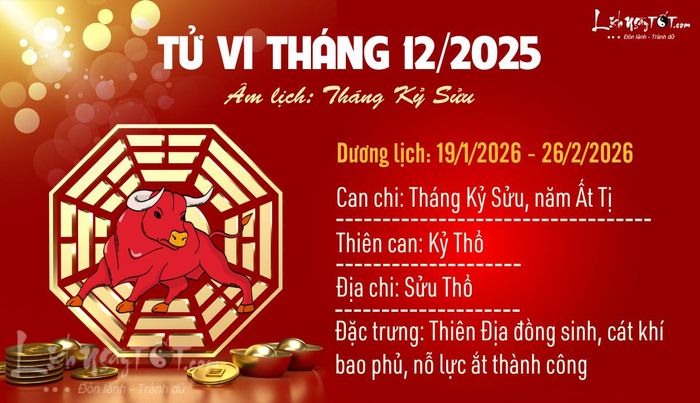 Xem tử vi tháng 12/2025 cho 12 con giáp