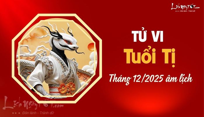 Tử vi tháng 12/2025 tuổi Tị âm lịch