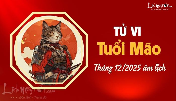 Tử vi tháng 12/2025 tuổi Mão âm lịch