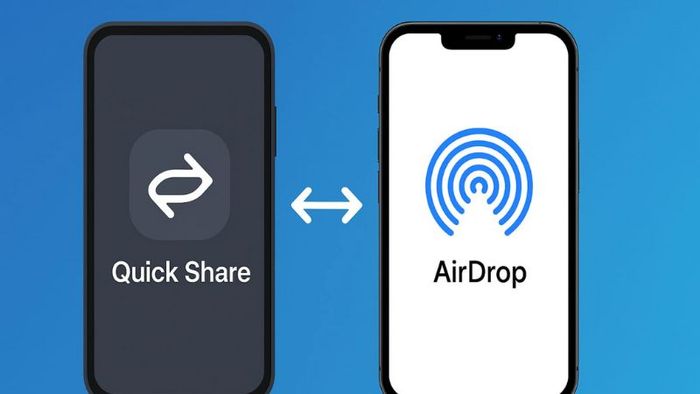 Quick Share chuyển sang AirDrop