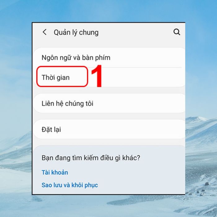 Cài đặt lại ngày giờ và khu vực trên thiết bị 3