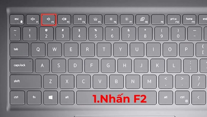 Bước 1 để tắt phím Fn trên laptop Dell trong BIOS