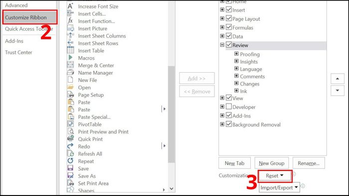 Cách sửa lỗi Excel không hiển thị gợi ý hàm – Bước 13