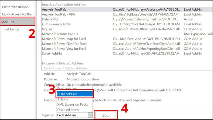Cách sửa lỗi Excel không hiển thị gợi ý hàm – Bước 16