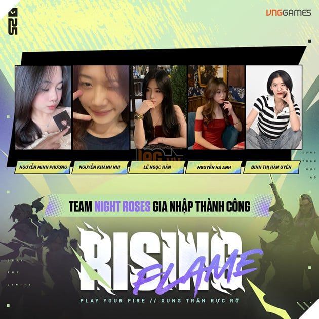 Giải đấu Rising Flame đã sẵn sàng cho những màn so tài nảy lửa với sự tham gia của 10 đội tuyển VALORANT nữ tại Việt Nam.