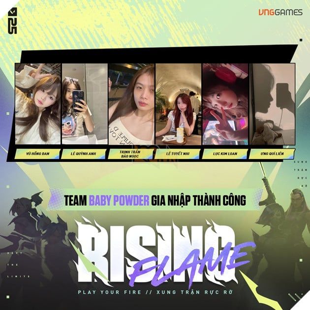Giải đấu Rising Flame đã chính thức khai mạc với sự tham gia của 10 đội tuyển VALORANT nữ tại Việt Nam.