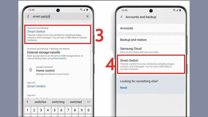 Bước 2 trong quy trình chuyển dữ liệu từ iPhone sang Samsung