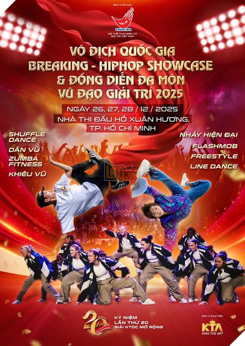 Khánh Thi kết hợp cùng Việt Max, Viết Thành và Linh 3T tại Giải Vô Địch Quốc Gia Breaking - Hiphop Showcase 2025