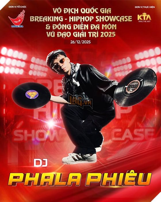 Khánh Thi kết hợp cùng Việt Max, Viết Thành và Linh 3T tại Giải Vô Địch Quốc Gia Breaking - Hiphop Showcase 2025