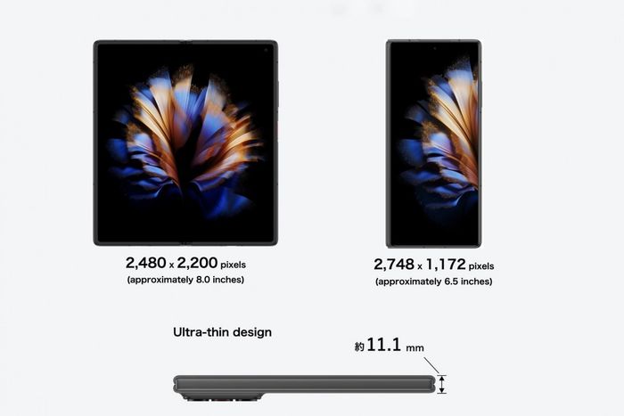 Smartphone màn hình gập mới từ nubia có kích thước khá ấn tượng.