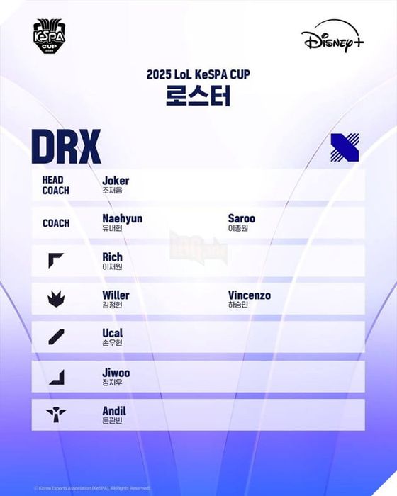 KeSPA Cup 2025: Danh Sách Các Đội Tuyển Tham Gia Giải Đấu Mùa Off-Season 9