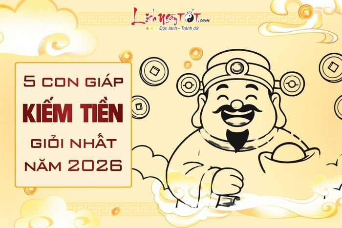 5 con giáp kiếm tiền giỏi nhất năm 2026