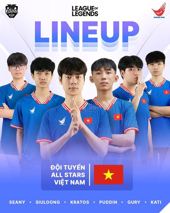 KeSPA Cup 2025: Công Bố Đội Hình All Stars Việt Nam Chính Thức - Phiên Bản 2