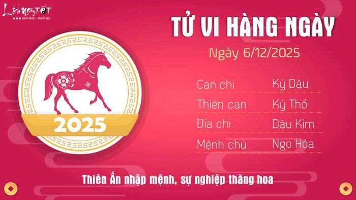 7 Tu vi hang ngay 6-12-2025 - Ngo