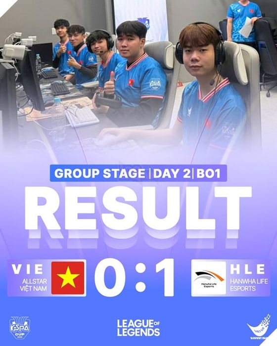 KeSPA Cup 2025: Đội Tuyển All Stars Việt Nam Chính Thức Kết Thúc Giải Đấu Giao Hữu Sau Hai Ngày