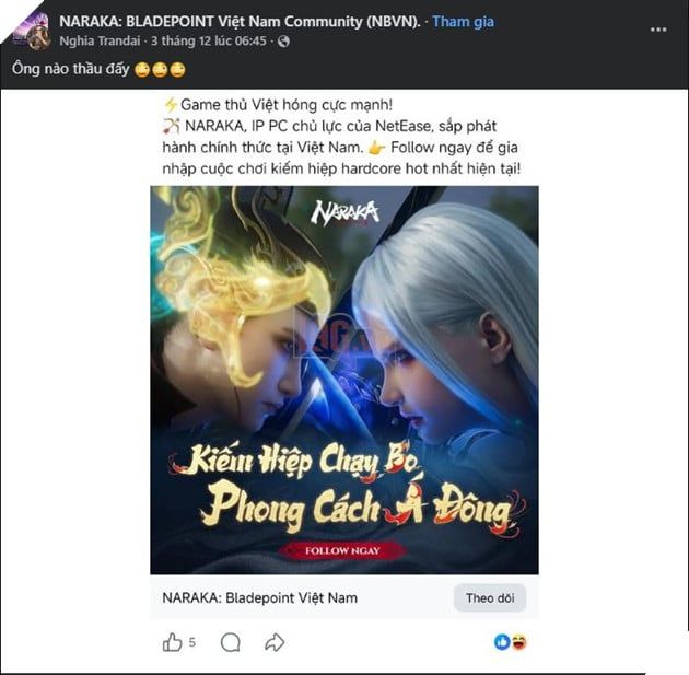 Cộng đồng NARAKA: BLADEPOINT Việt Nam lại một lần nữa xôn xao trước thông tin về phiên bản chính thức của game.