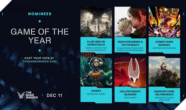 The Game Awards: Khi chỉ năm tựa game được đánh giá cao nhất năm giành suất góp mặt trong đề cử GOTY