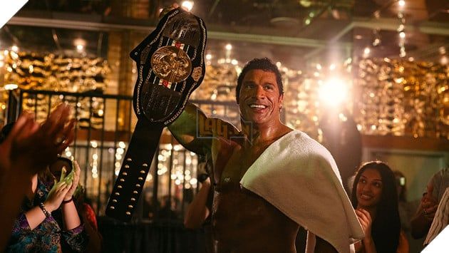 Dwayne Johnson trong một khoảnh khắc đặc biệt.