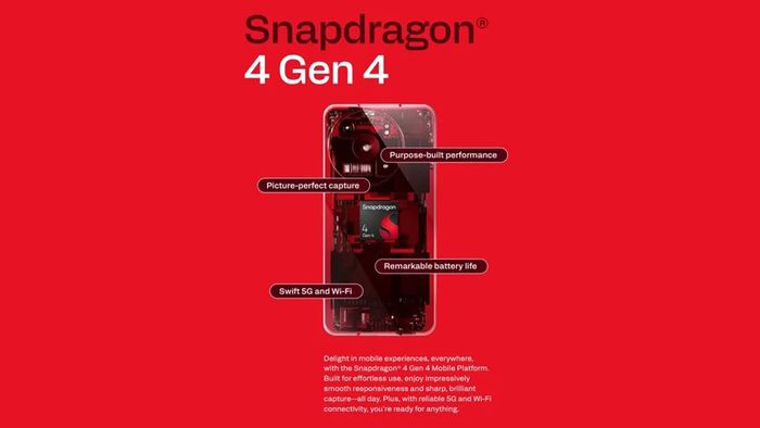 Snapdragon 4 Gen 4 chính thức ra mắt