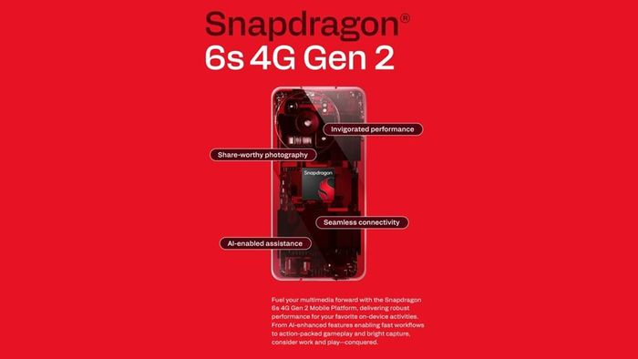 Snapdragon 6s 4G Gen 2 chính thức ra mắt