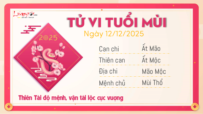 Tu vi hang ngay 12122025 - Mui