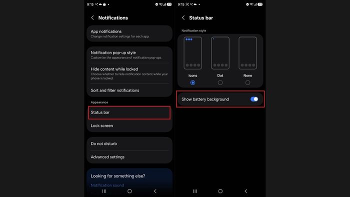 Cách thực hiện để kích hoạt tùy chọn hiển thị pin mới trên Samsung One UI 8.5.