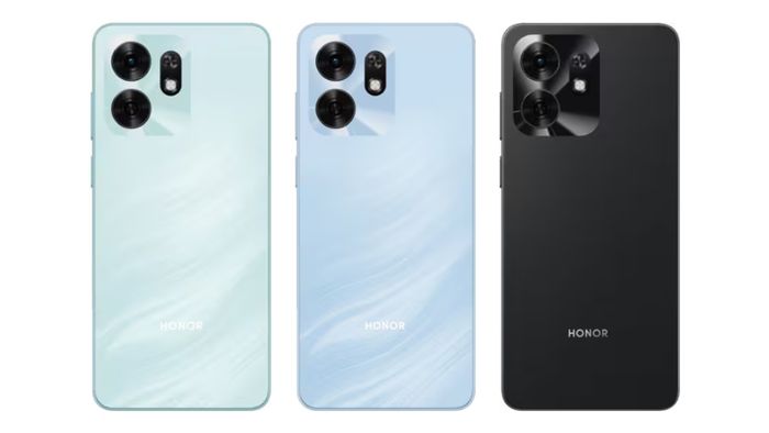 HONOR Play 60A có ba phiên bản màu sắc: Lake Blue, Azure Sky và Inky Black Rock