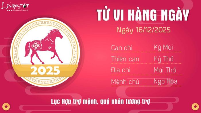 7 Tu vi hang ngay 16-12-2025 - Ngo