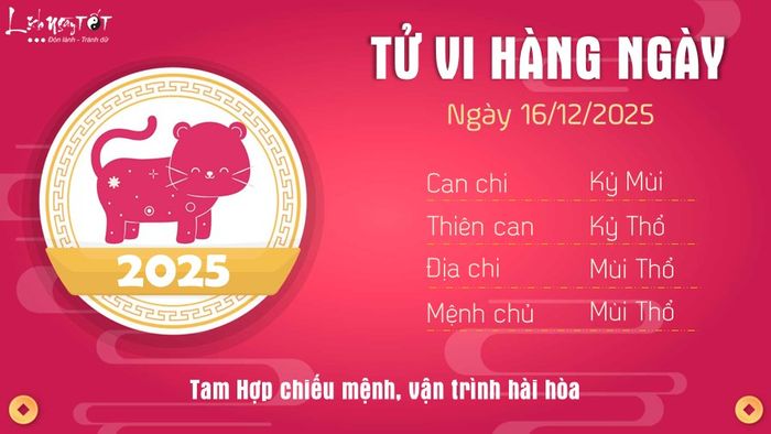 4 Tử vi ngày 16/12/2025 - Mão