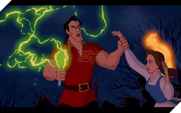 Hình ảnh của Gaston, nhân vật phản diện trong phiên bản hoạt hình của Beauty and the Beast.