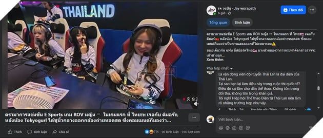 SEA Games 33: Nữ VĐV Liên Quân Mobile Thái Lan Gian Lận Ngay Trên Sân, Nhờ Người Chơi Hộ Vẫn Thua Việt Nam 2