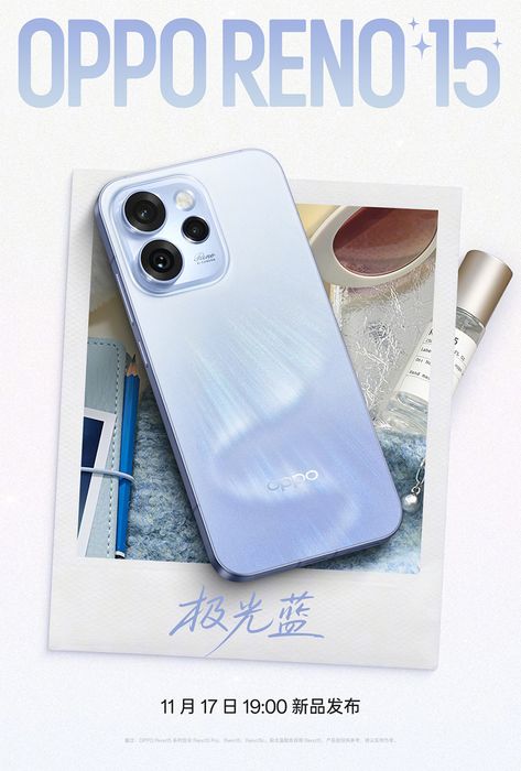 Các màu sắc của OPPO Reno15