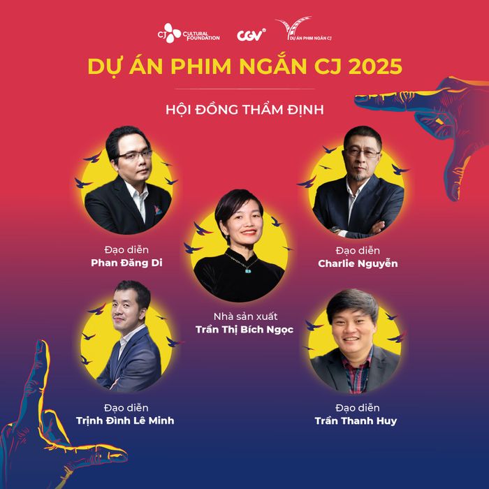Hội đồng thẩm định dự án phim ngắn CJ năm 2025 (Ảnh: CJ Short Film)