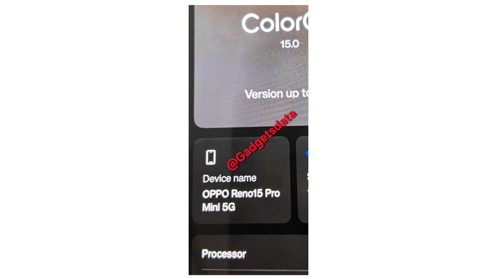OPPO Reno15 Pro Mini được kỳ vọng sẽ sở hữu cấu hình khá mạnh mẽ