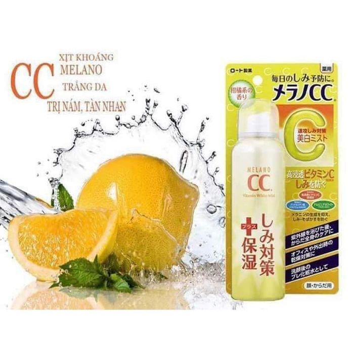 Hình ảnh xịt khoáng CC Melano 2