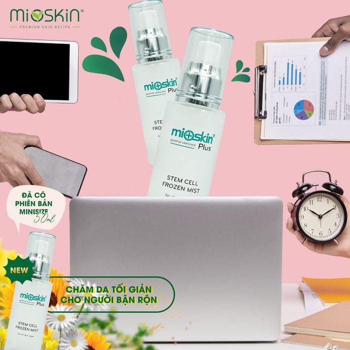Xịt dưỡng tế bào gốc Mioskin Plus hình ảnh 1