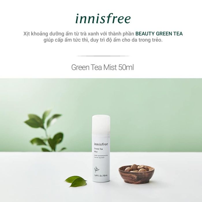 Xịt khoáng trà xanh Innisfree Green Tea Mineral Mist ảnh 1