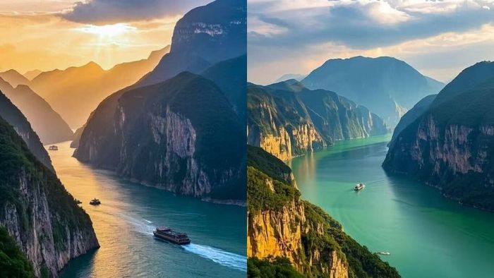 Trải nghiệm du thuyền trên sông Dương Tử trong mùa hè, tận hưởng vẻ đẹp tuyệt vời của cảnh vật hai bên bờ sông.