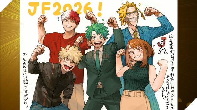 Tác giả My Hero Academia tiếp tục hé lộ hình ảnh mới về Izuku Midoriya ở thời điểm trưởng thành 2