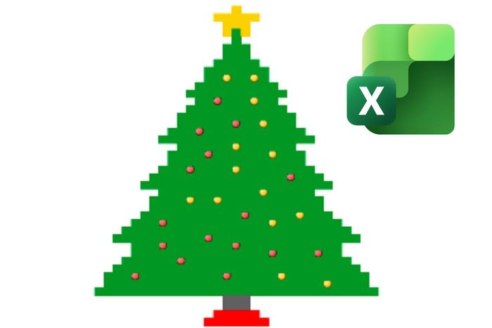 Khám phá trend tạo cây thông Noel trên Excel