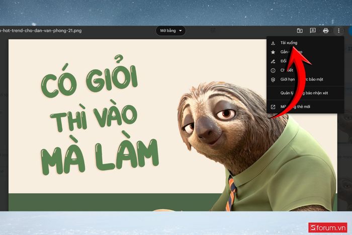 Cách tải hình nền Flash Zootopia chất lượng cao – Bước 4