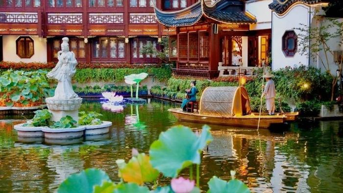 Khu vực Hồ Sen trong Vườn Dự Viên
