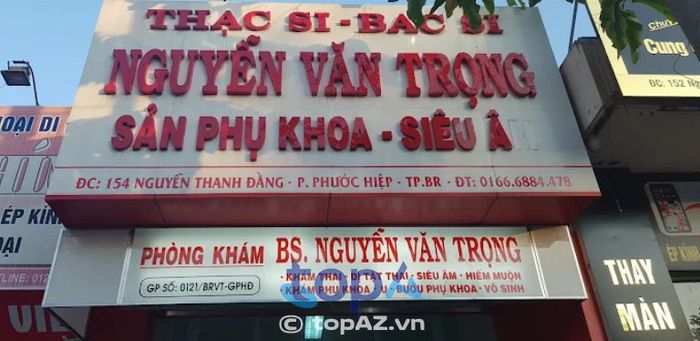 Phòng khám Phụ Sản ThS. BS. CKII Nguyễn Văn Trọng - 154 Nguyễn Thanh Đằng, Bà Rịa