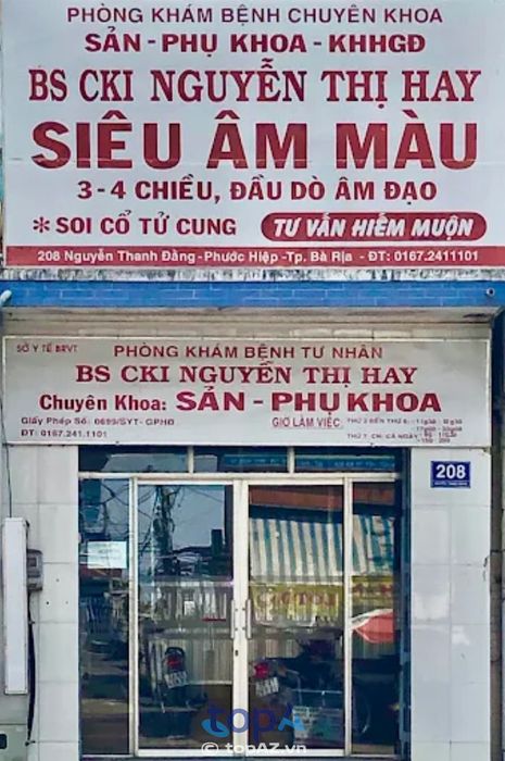 Phòng khám siêu âm phụ khoa BS Hay - 208 Nguyễn Thanh Đằng, Bà Rịa