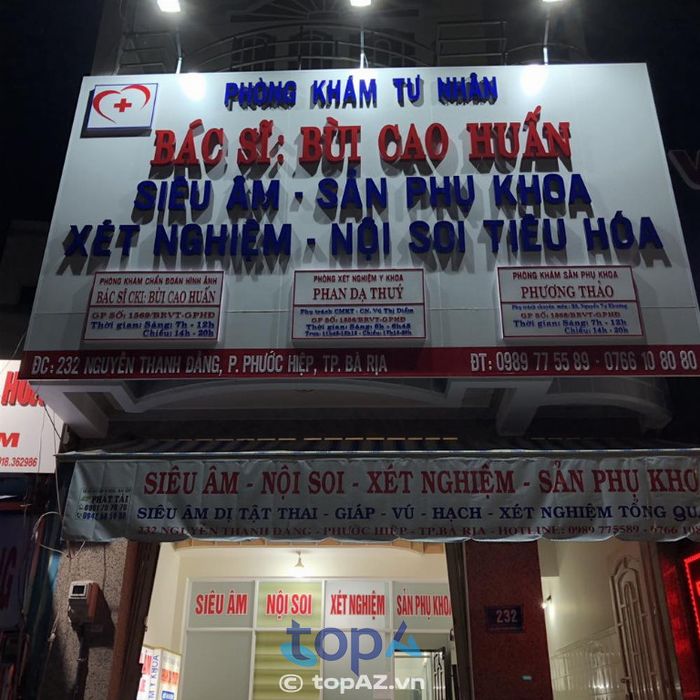 Phòng khám tư nhân Bác sĩ Bùi Cao Huấn - 232 Nguyễn Thanh Đằng, Bà Rịa